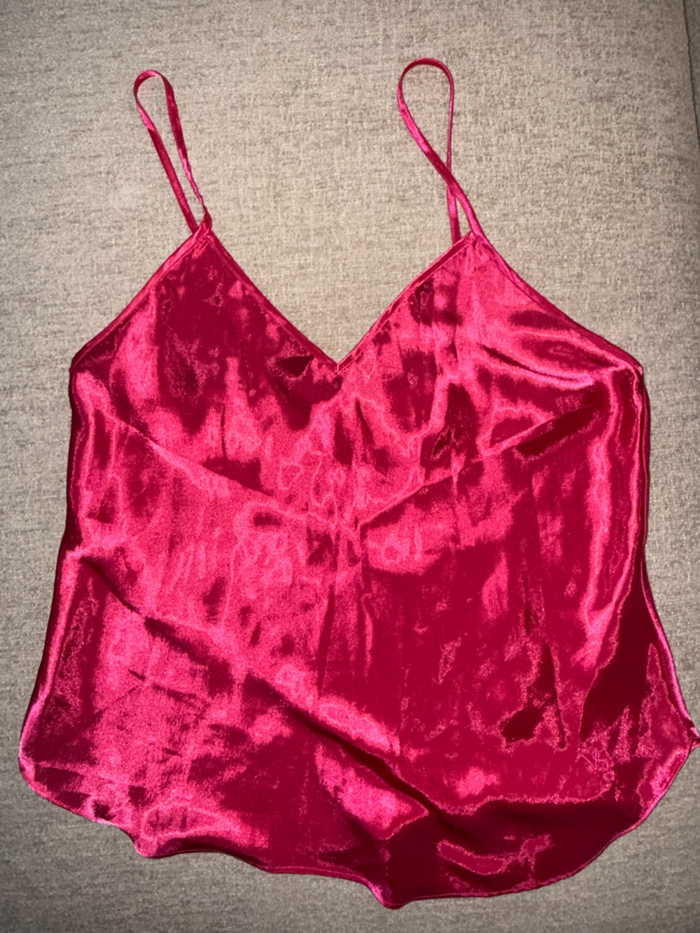 Victoria's Secret Satin Cami Slip - Fuchsia